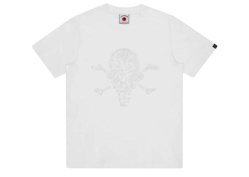 IceCream Rhinestone Cones & Bones Tee White