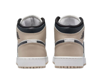 Jordan 1 Mid White Off Noir Rattan (GS)