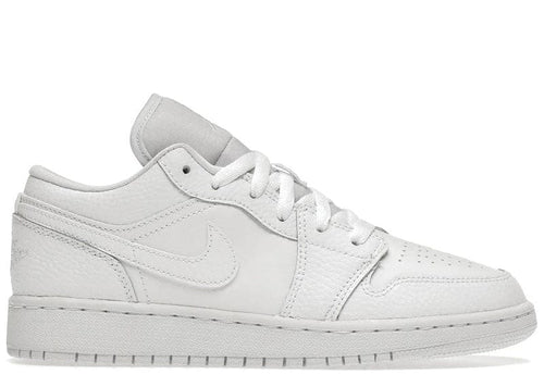 Air Jordan 1 White Tumbled Leather (GS)