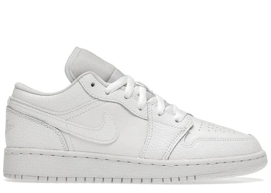 Air Jordan 1 White Tumbled Leather (GS)
