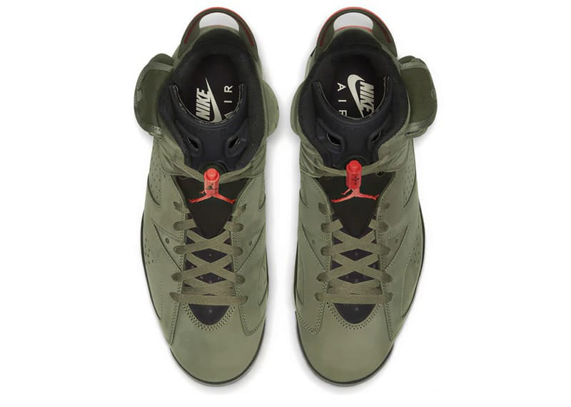 Air Jordan 6 Retro Travis Scott Olive (2019)