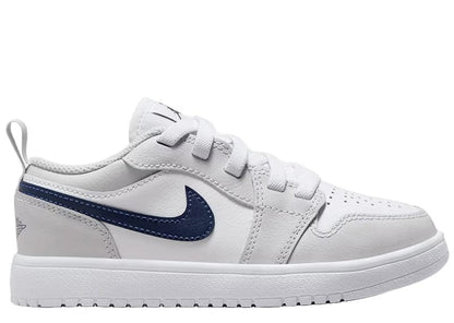 Jordan 1 Low ALT White Neutral Grey Gum Medium Brown Midnight Navy (PS)
