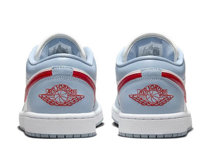 Jordan 1 Low Blue Whisper Dune Red (Women's)