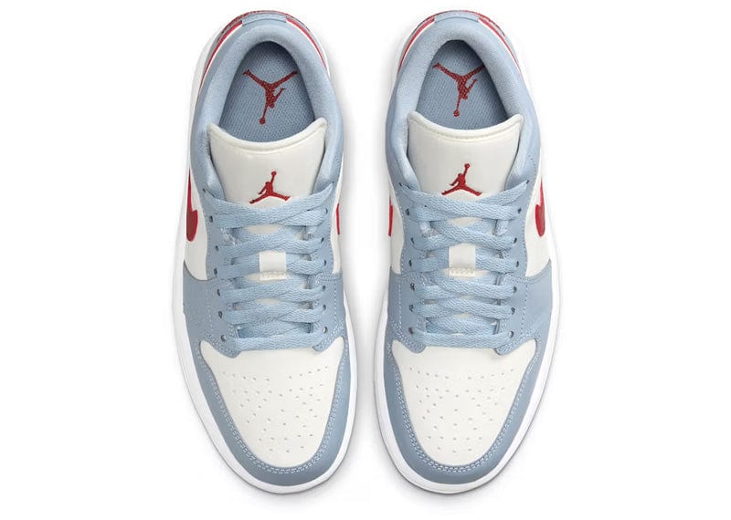 Jordan 1 Low Blue Whisper Dune Red (Women's)