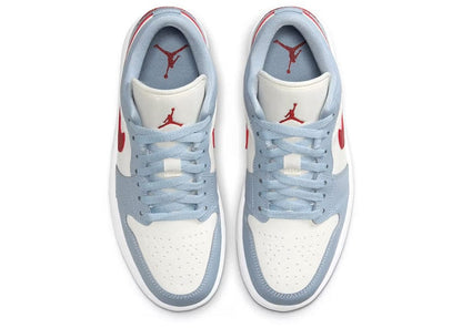 Jordan 1 Low Blue Whisper Dune Red (Women's)