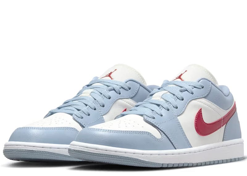 Jordan 1 Low Blue Whisper Dune Red (Women's)