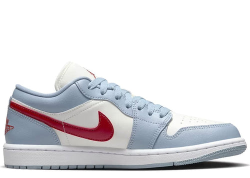 Jordan 1 Low Blue Whisper Dune Red (Women's)
