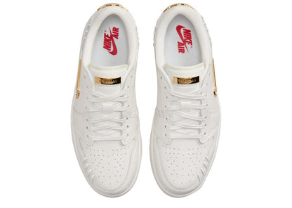 Jordan 1 Low Method of Make Sail Metallic Gold (Women's)