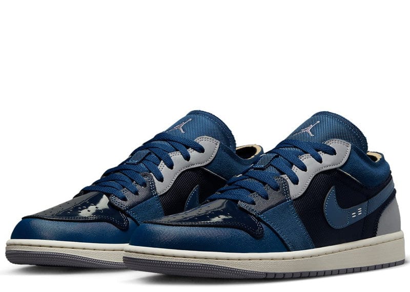 Jordan 1 Low SE Craft Obsidian French Blue Ashen Slate White