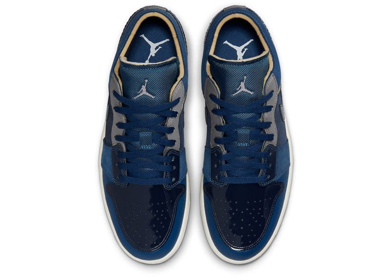 Jordan 1 Low SE Craft Obsidian French Blue Ashen Slate White