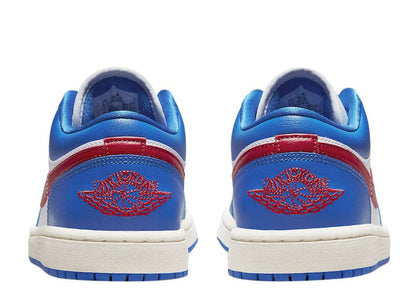 Jordan 1 Low Sport Blue Gym Red (Women's)