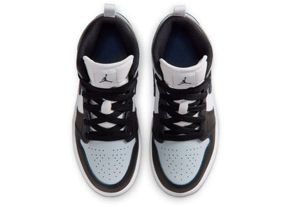 Jordan 1 Mid Black Aura Squadron Blue (PS)