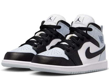 Jordan 1 Mid Black Aura Squadron Blue (PS)