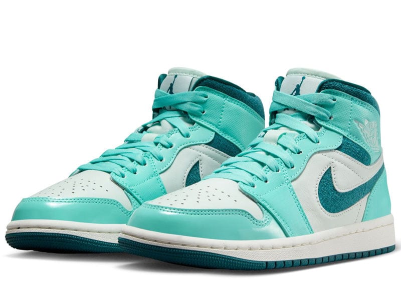 Jordan 1 Mid Chenille Bleached Turquoise (Women's)