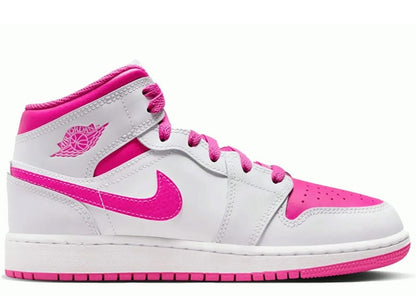 Jordan 1 Mid Fire Pink (GS)