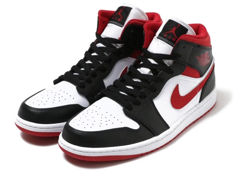 Jordan 1 Mid Gym Red Black White
