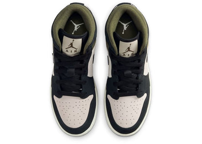 Jordan 1 Mid Off Noir Medium Olive (GS)