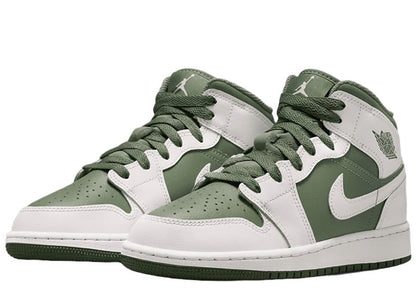 Jordan 1 Mid Vintage Lichen (GS)