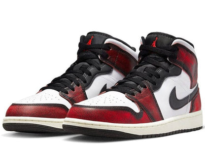 Jordan 1 Mid Wear-Away Chicago