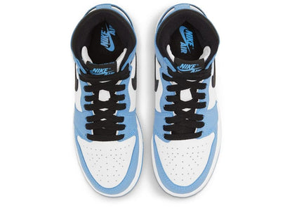 Jordan 1 Retro High White University Blue Black (GS)