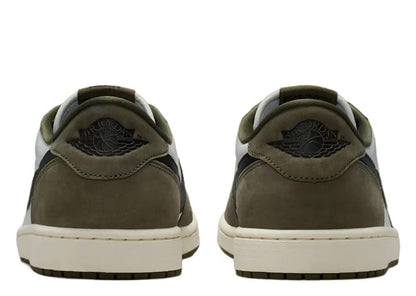 Air Jordan 1 Retro Low Medium Olive Summit White Sail Black