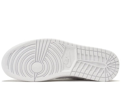 Jordan 1 Retro Low Swooshless Triple White (2025)