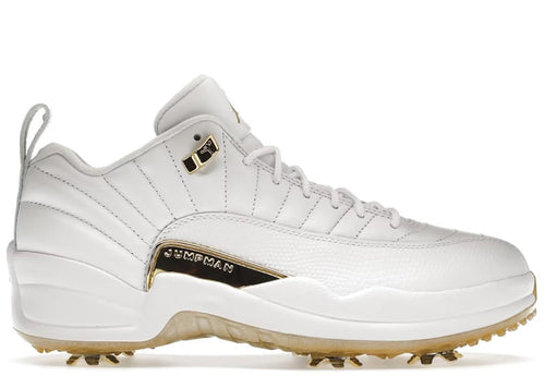 Jordan 12 Golf Metallic Gold
