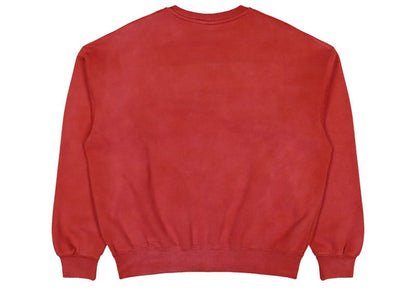 Jordan Bike Air x Nigel Sylvester Fleece Crewneck Sweatshirt Cinnabar Red