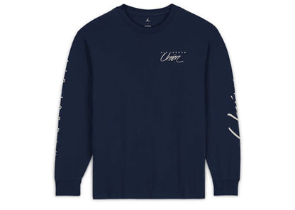 Jordan x Union MJ L/S Tee (Asia Sizing) College Navy/Coconut Milk