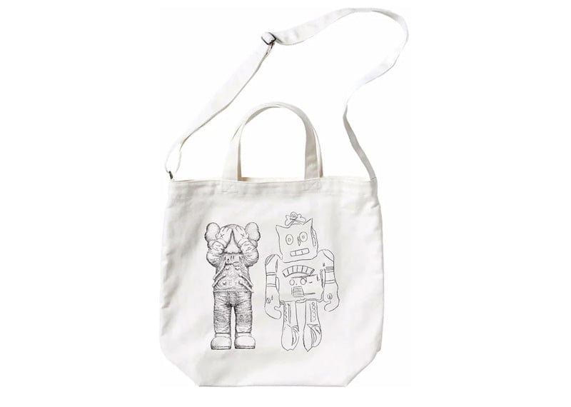 KAWS x Uniqlo Warhol 2Way Tote Bag White