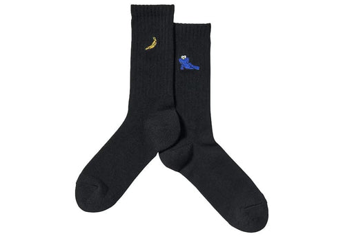 KAWS x Uniqlo Warhol 473504 Socks Black