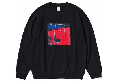KAWS x Uniqlo Warhol Graphic 476119 Sweatshirt Black