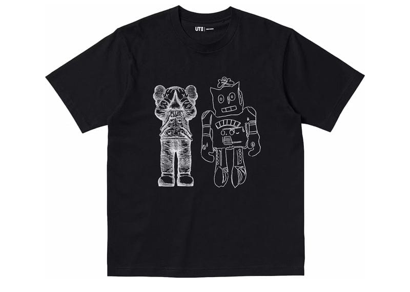Kaws x Uniqlo Warhol UT Graphic Tee Black