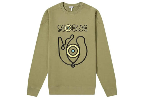 Loewe Eln Embroiderey Sweatshirt 'Green Park'