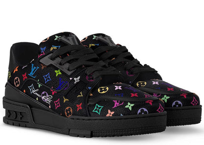 Louis Vuitton LV Trainer Takashi Murakami Black
