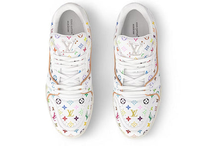 Louis Vuitton LV Trainer Takashi Murakami White