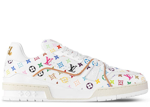 Louis Vuitton LV Trainer Takashi Murakami White