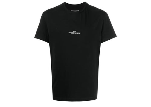 Maison Margiela Disorted Chest Logo Tee Black
