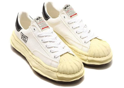 Maison Mihara Yasuhiro Blakey Vintage Sole Canvas Low White