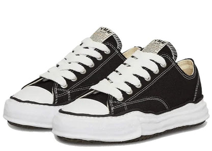 Maison Mihara Yasuhiro Peterson OG Sole Canvas Low Black