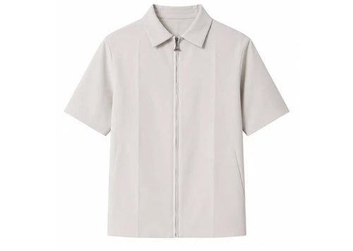 Manière De Voir Boxy Shirt Crease Grey
