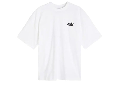 Mki Miyuki Zoku Stamp Logo Tee White