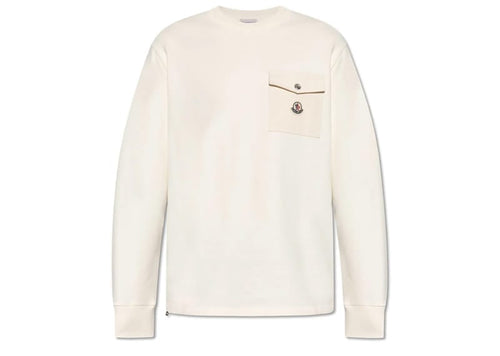 Moncler Felpa Girocollo Beige