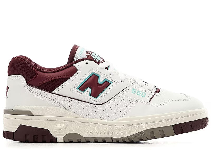 New Balance 550 Burgundy Cyan