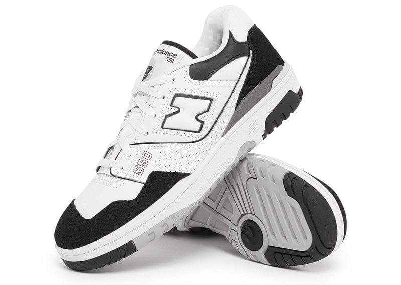 New Balance 550 White Black Rain Cloud