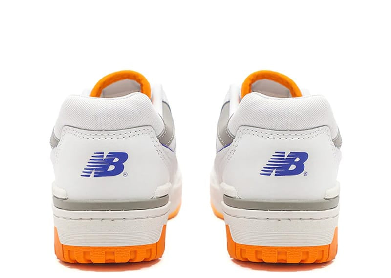 New Balance 550 White Vibrant Orange