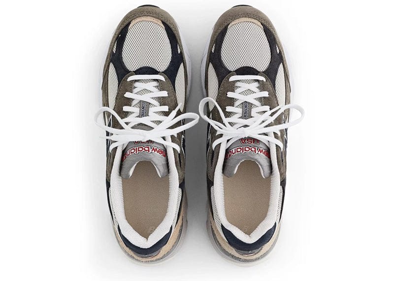 New Balance 990v3 MiUSA Grey Blue Olive
