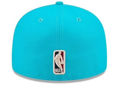 New Era Charlotte Hornets 1988-2002 Hardwood Classics 59FIFTY Fitted Hat Teal 7 3/4