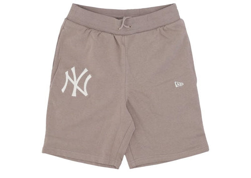New Era Pantalone Corto Tuta MLB League Essentials Shorts Neyyan Air Grey/Off White