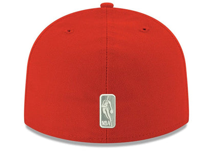 New Era Red Houston Rockets Official Team Color 59FIFTY Fitted Hat 7 1/4
